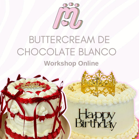 Curso de Buttercream de Chocolate Blanco