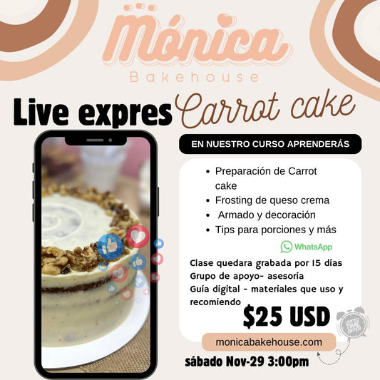 Live Expres Carrot Cake